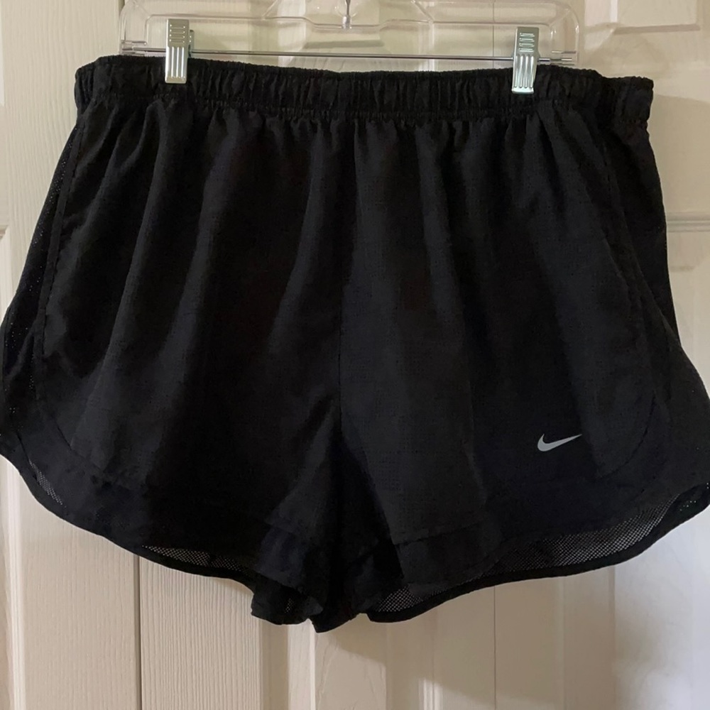Nike DRI-FIT black running shorts